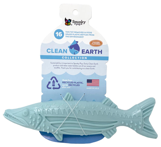 Clean Earth Recycled Chew Toy - Barracuda