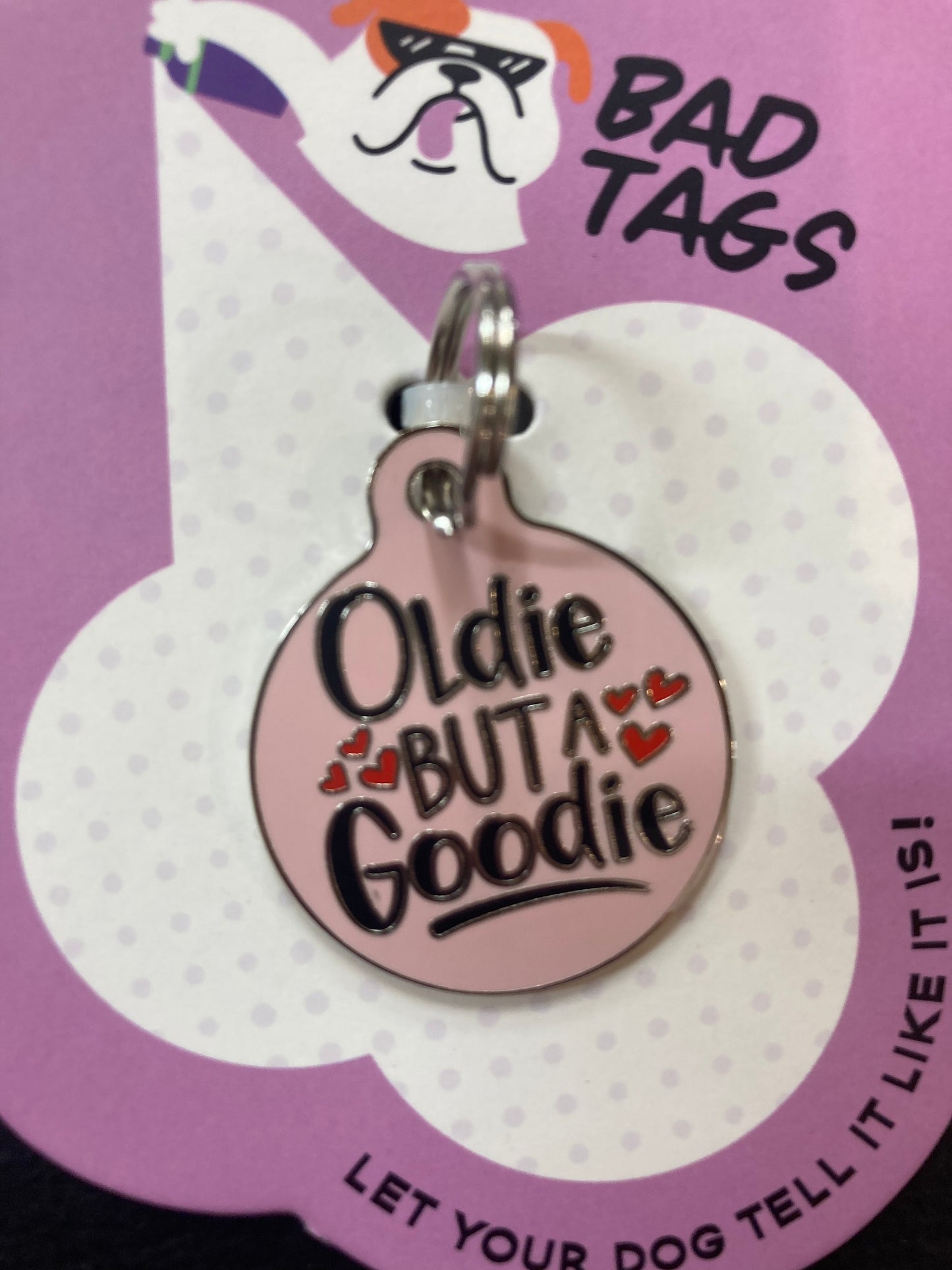 Bad Tags | Dog ID Tag w/ Engraved QR Code