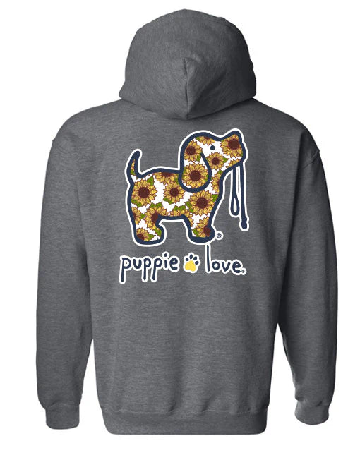 Puppie Love Sunflower Pup Hoodie