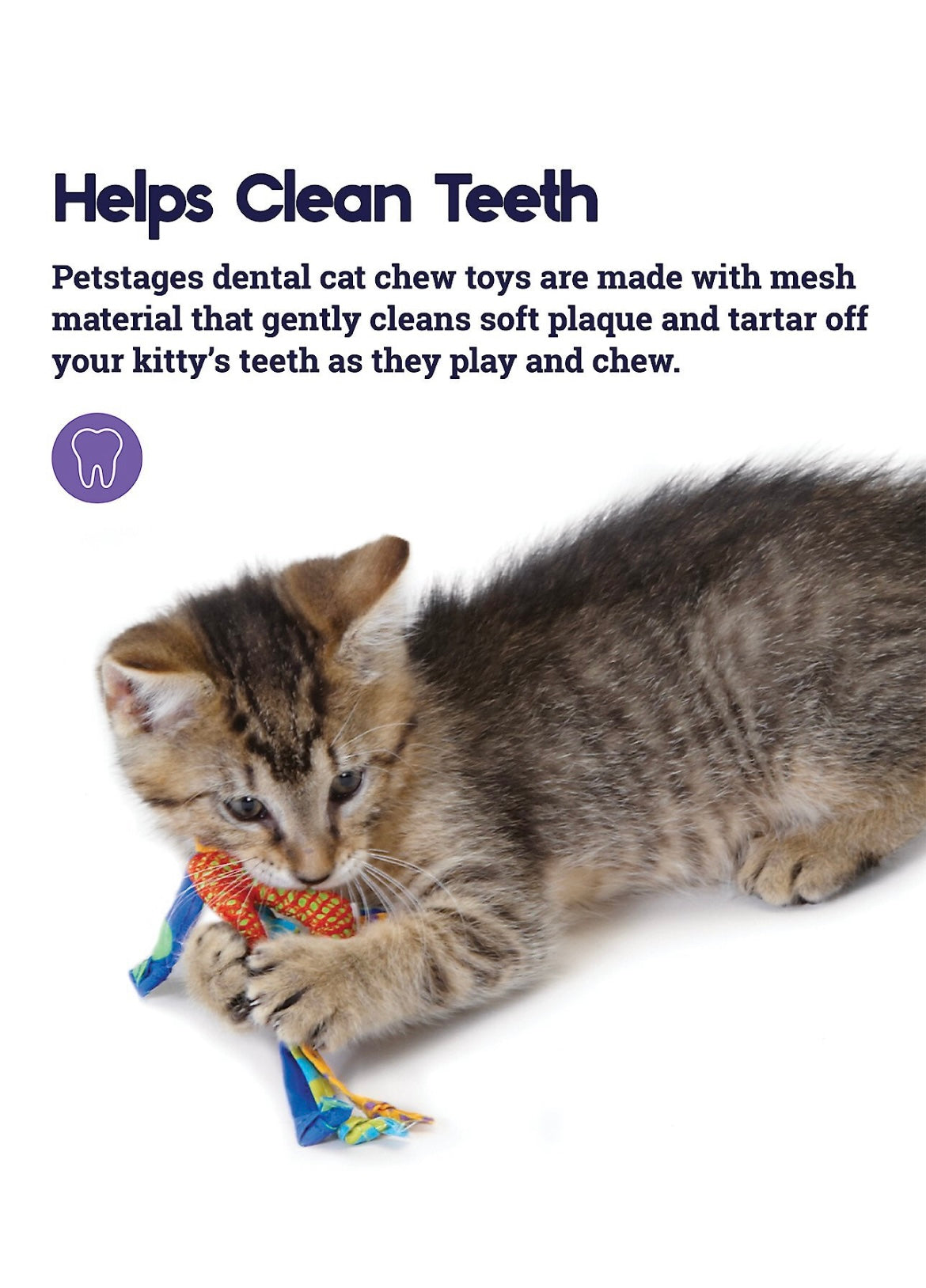 Dental Cat Chew Toy with Catnip