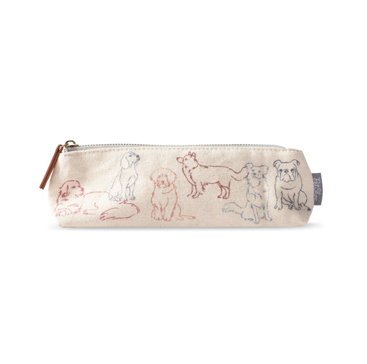 Thoughtful Dogs Pencil Pouch