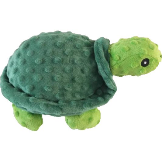 12" Dotty Friends Turtle Plush Dog Toy