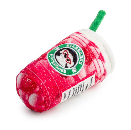 Starbarks Pawberry Ruffresher Plush Dog Toy