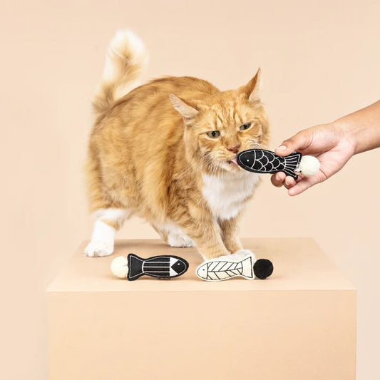 PetShop by Fringe Studio Off The Scales Cat Toy Mini Set 3pc