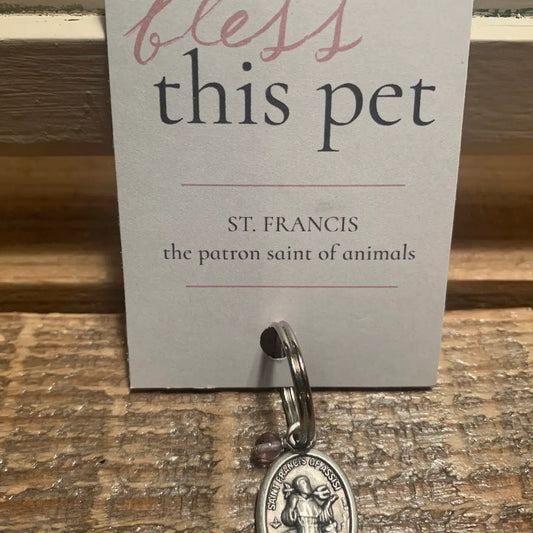 St. Francis "Bless this pet" Charm